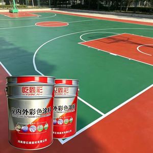 สีอะคริลิกสำหรับสนามบาสเก็ตบอลกลางแจ้ง ป้องกันการลื่น ใช้สำหรับเคลือบพื้นกีฬา  แบบทาด้วยลูกกลิ้ง สำหรับใช้งานเชิงพาณิชย์และอุตสาหกรรม - Product Image 1