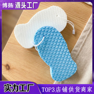 Esponja de baño indolora para bebés con diseño de pez, PVA suave para niños y bebés - Product Image 4