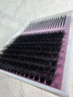 Cils individuels DIY 100D 9-16mm en grappe naturelle, bande ultra-fine, longs, volumineux et épais, faux cils à segments mixtes