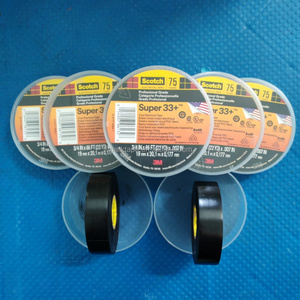 <span class=keywords><strong>Ruban</strong></span> adhésif électrique en vinyle <span class=keywords><strong>Scotch</strong></span> Super <span class=keywords><strong>3M</strong></span> 33+, résistant aux intempéries, noir, PVC, résistant à la chaleur, résistant aux UV, adhésif en caoutchouc, <span class=keywords><strong>ruban</strong></span> isolant - Product Image 2