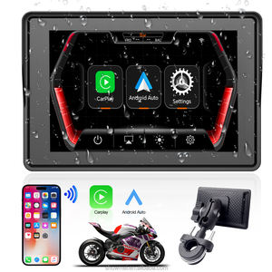 5 pouces AHD caméra sans fil Carplay Android Auto étanche enregistrement sans fil TPMS moto conduite enregistreur écran tactile - Product Image 1