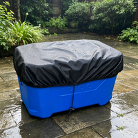 Housse de protection pour abri pour chat de 120 litres, résistante aux intempéries, en polyester, imperméable, pour extérieur