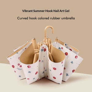Nouveau parapluie pliant ultra-léger pour femme, à crochet courbé manuel, triple protection UV, double usage soleil/pluie, style princesse en dentelle - Product Image 5