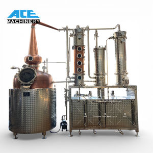 Tour de distillation de whisky et de rhum Ace 500L 600L, équipement de distillation en cuivre commercial à vendre - Product Image 1
