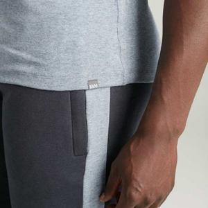 เสื้อยืดแขนสั้นพิมพ์ลายตามสั่งสำหรับผู้ชาย คอลเลคชั่นใหม่ปี 2020 ผลิตจากผ้าผสมใยไผ่และฝ้ายออร์แกนิค เสื้อยืดเรียบ - Product Image 5