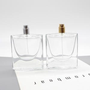 Wholesale 75ml Square Glass <b>Perfume</b> <b>Bottles</b> with Snap-On Caps Thickened <b>Refill</b> & Spray <b>Bottles</b> Empty Cosmetic Containers - Product Image 3