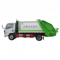 Camion à ordures compacteur Dongfeng 6CBM pour le nettoyage des rues municipales et la collecte des déchets