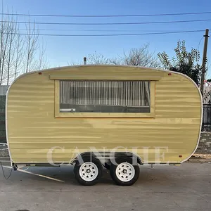Camion de cuisine de rue Canche, camion de restauration mobile, remorque à cocktails et café en plein air - Product Image 3