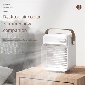 Ventilateur climatiseur portable de bureau rechargeable avec poignée, mini-refroidisseur d'air évaporatif domestique - Product Image 4