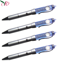 Nouveaux Produits En Gros Led Liquide Stylos À Bille Avec 3D Flotteur À L'intérieur En Métal Liquide Stylos Flottants Avec Led Lumière Stylo Flottant