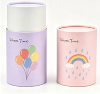 Boîtes rigides personnalisées en carton pour fleurs, ensemble de trois pièces rondes, boîte à fleurs pour la Saint-Valentin, anniversaire, pour les fleuristes