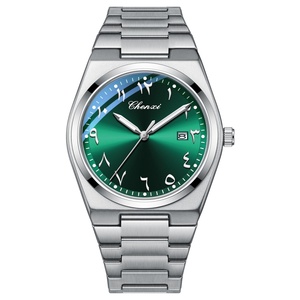 Reloj de Vestir para Hombre, Diseño OEM ODM, Correa de Acero Inoxidable, Movimiento de Cuarzo, Números Arábigos Únicos, Calendario, Reloj de Pulsera - Product Image 4