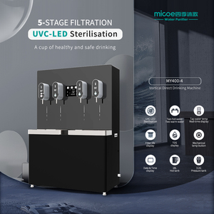 Sistema RO a 5 Stadi da 400 GPD, Depuratore d'Acqua Commerciale Autoportante per Acqua Potabile Calda, Erogatore Elettrico da Banco in Inglese - Product Image 2