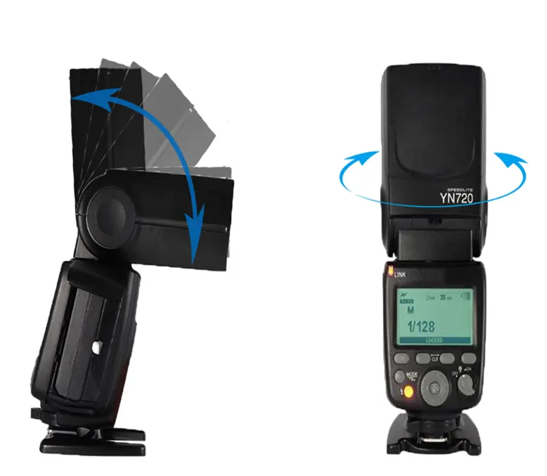 2018 YONGNUO YN720 литиевая Вспышка Speedlite с литий-ионной батареей для Canon 1100d 650d 600d 70d 700d Nikon Pentax SLR