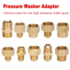 M22 to M14 Male to Male Thread Brass Fitting Hose Extension to Hose Coupler Quick Connector Power Washer Adapter - Product Image 6