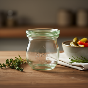 Weck Tulip Jar 120Ml <b>Glass</b> Storage <b>Container</b> For Preserving Food - Product Image 3