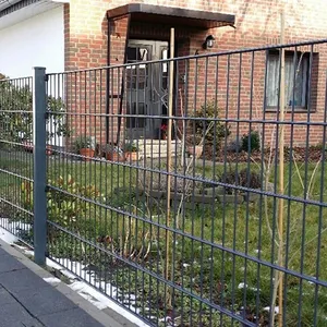 Sơn tĩnh điện đôi dây lưới hàng rào mạ kẽm sơn tĩnh điện đôi dây lưới hàng rào