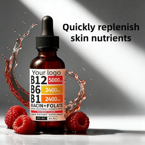 베스트셀러 OEM 맞춤형 비타민 B 복합 세럼 드롭스, 효과적인 피부 영양 증진을 위한 비타민 <span class=keywords><strong>B12</strong></span>, B6, B1 함유 - Product Image 2