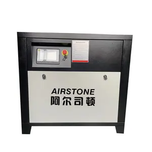 Airstone putar langsung mendorong tegangan ganda, kompresor udara sekrup kecepatan tetap 7,5 kW 11KW 15kW 22kW 37kw 10HP 15HP 20HP 30HP 50HP