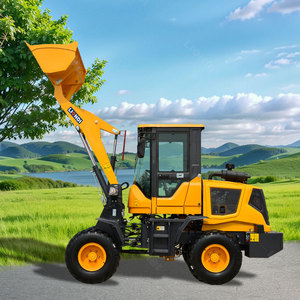 Cargadora de Ruedas Pequeña Articulada de Alta Potencia con CVT Diésel y Accesorios Personalizados para Trabajos Agrícolas y de Jardinería - Product Image 1