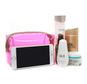 Custom Makeup <b>Bag</b> Large Capacity Transparent PVC <b>Wash</b> <b>Bag</b> Multi-functional <b>Travel</b> Waterproof Cosmetic Pouch - Product Image 5