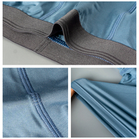 Boxers Confortables Respirants Taille Moyenne de Haute Qualité pour Hommes avec Logo Personnalisé en Modal/Spandex et Bande Élastique – Fabrication Chinoise