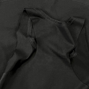 Custom 95% Cotton 5% Spandex <strong>Black</strong> Screen Printing Sleeveless Round Bottom Gym Clothing <strong>tank</strong> <strong>Top</strong> Men - Product Image 3