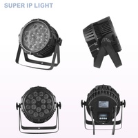 Luz LED Par RGBW 4 en 1 de 18*10W, IP65, DMX, para escenarios, DJ, discotecas, fiestas, bares, KTV