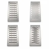 Plaque de couverture de drain moderne en acier inoxydable avec design anti-corrosion et durable pour système de drainage extérieur d'usine et d'atelier