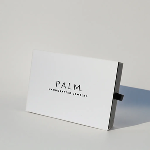 Custom Rigid Drawer Sliding Jewelry Watch Packaging <b>Box</b> with Matt Lamination & UV Coating Recyclable White Paper Cardboard - Product Image 2