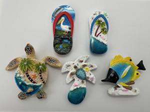 Figurinha de Peixe <span class=keywords><strong>Betta</strong></span> de Coral em Poliresina Decoração de Aquário de Natal Ornamento de Animal Marinho Artesanato em Resina - Product Image 5