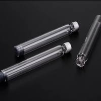 Cartucho de Vidrio Transparente Personalizado de 3 ml, Botella para Cartucho de Vidrio con Tapa de Aluminio