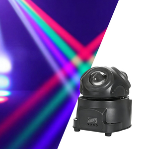 Luz móvil portátil RGBW 4 en 1 con láser verde integrado, tira de luz lateral, DMX programable, efecto de iluminación para discoteca y DJ - Product Image 3