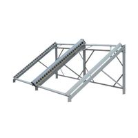 Supports galvanisés à chaud faciles à installer pour toits plats, toits en tuiles, toits en acier coloré avec une charge de vent de 36 m/s et une charge de neige de 0,8 kN