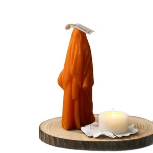 เทียนผีมูเหนือ ขี้ผึ้งผสมหล่อขึ้นรูปด้วยมือ กลิ่นหอม ตกแต่งฮาโลวีน 5.5x5x13 ซม. - Product Image 5