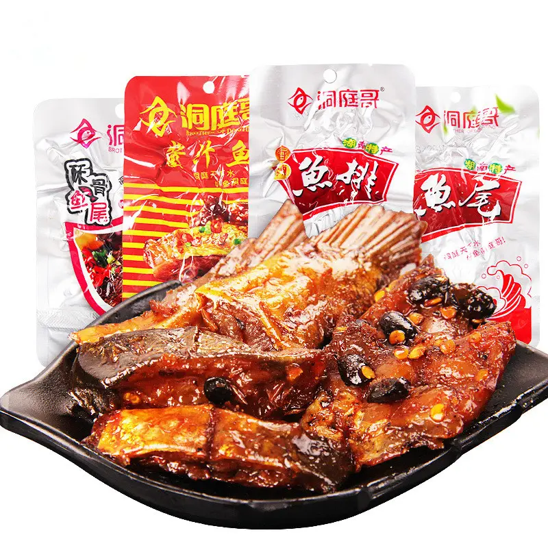Makanan Laut Cina Makanan Ringan Kering Pedas Makanan Ringan Ikan Ekor Ikan Steak Ikan