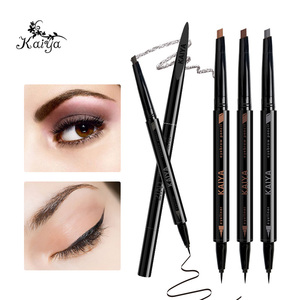 <span class=keywords><strong>Crayon</strong></span> à <span class=keywords><strong>sourcils</strong></span> noir 2 en 1, imperméable à la sueur, liquide, maquillage, Eye-Liner à Double extrémité, personnalisé - Product Image 2