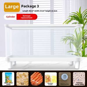 Jaula <span class=keywords><strong>de</strong></span> hámster acrílica transparente <span class=keywords><strong>de</strong></span> gran tamaño, caja <span class=keywords><strong>de</strong></span> cría <span class=keywords><strong>de</strong></span> alambre dorado, Villa, <span class=keywords><strong>botón</strong></span> <span class=keywords><strong>de</strong></span> rueda grande <span class=keywords><strong>para</strong></span> correr <span class=keywords><strong>para</strong></span> animales pequeños, animales - Product Image 4