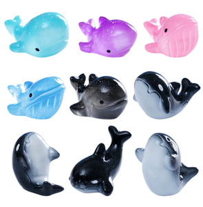 Ornamento de Tubarão-Baleia em Resina de 3cm para Micro Paisagens, Miniatura de Animal Marinho para Decoração DIY de Aquários Domésticos - Product Image 5