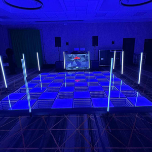 Piste de danse LED extérieure, piste de danse LED étanche pour événements, mariages, fêtes, décoration de salle de banquet - Product Image 1