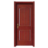 Haute qualité personnalisé MDF porte de chambre en bois 100% étanche WPC moderne salle de bain porte Surface finie haute valeur de décoration