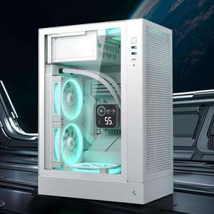 Gabinete de PC Deepcool Ch170 Plus Negro/Blanco con Vidrio Templado M-atx, Compatible con Enfriador AIO de 240 mm para Gamers Ch170 Plus - Product Image 6