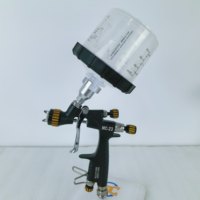 Mini pistolet de retouche avec gobelets de peinture jetables multi-tailles de 200 à 800 ml, kit de retouche universel sans nettoyage, gobelets de 200/400/600 ml