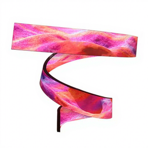 Màn hình <span class=keywords><strong>LED</strong></span> dẻo thông minh ngoài trời P2.5mm ghép nối cong, module <span class=keywords><strong>LED</strong></span> mềm cho quảng cáo cửa hàng bán lẻ, màn hình <span class=keywords><strong>LED</strong></span> linh hoạt, CMS USB - Product Image 1