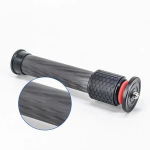 Karbon Fiber uzatma iki bölüm çubuk merkezi sütun genişletici tüp kutup dağı <span class=keywords><strong>Tripod</strong></span>/<span class=keywords><strong>DSLR</strong></span> kamera/mikrofon standı - Product Image 1