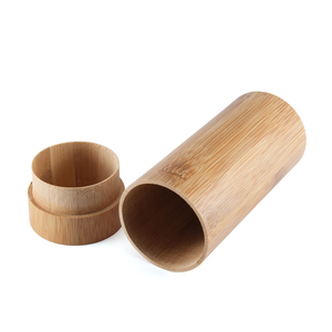Nhà Máy Bán buôn thời trang Thiết kế hình bầu dục Kính lưu trữ bảo vệ hiển thị cstomization biểu tượng Kính mát hộp tre - Product Image 6