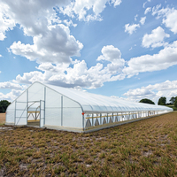 Serre de jardin tunnel en métal de style moderne, anti-goutte, étanche, écologique, facile à assembler, pour usage professionnel