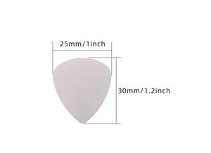 ปิ๊กโลหะสแตนเลสสำหรับกีตาร์ไฟฟ้า, หน้ากระจก, อุปกรณ์เสริมอูคูเลเล่, ขายส่ง, 50 ชิ้น, 0.3 มม. - Product Image 4