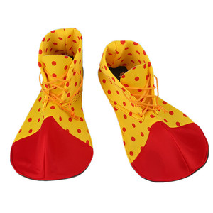 Scarpe <span class=keywords><strong>da</strong></span> Clown in poliestere per adulti in vendita <span class=keywords><strong>accessori</strong></span> per Costume <span class=keywords><strong>da</strong></span> Clown - Product Image 4