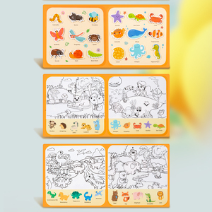 Peinture à l'<span class=keywords><strong>eau</strong></span> Graffiti silencieux pâte livre enfants Animal trafic Cognition répété Graffiti <span class=keywords><strong>eau</strong></span> peinture carte éducation précoce jouets - Product Image 6